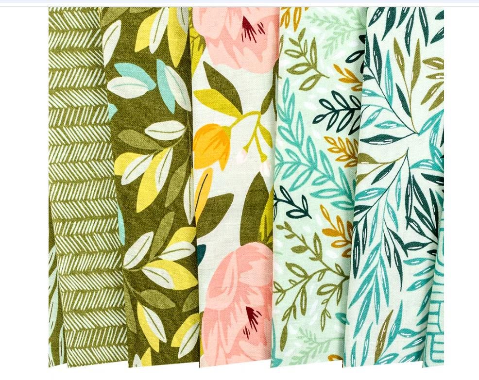 Willow Charm Pack — 42 Squares — One Canoe Two for Moda Fabrics