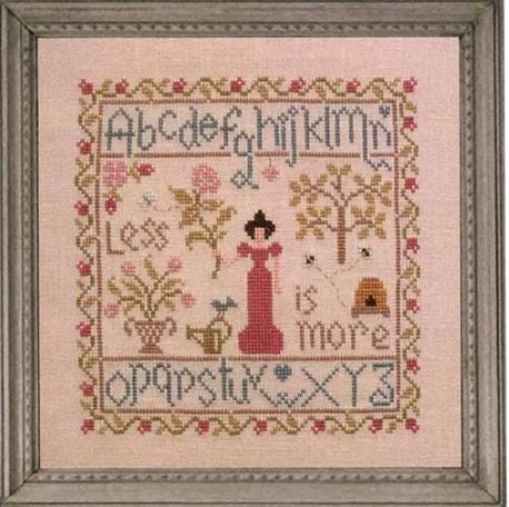 Less is More Cross Stitch Pattern - Jardin Prive