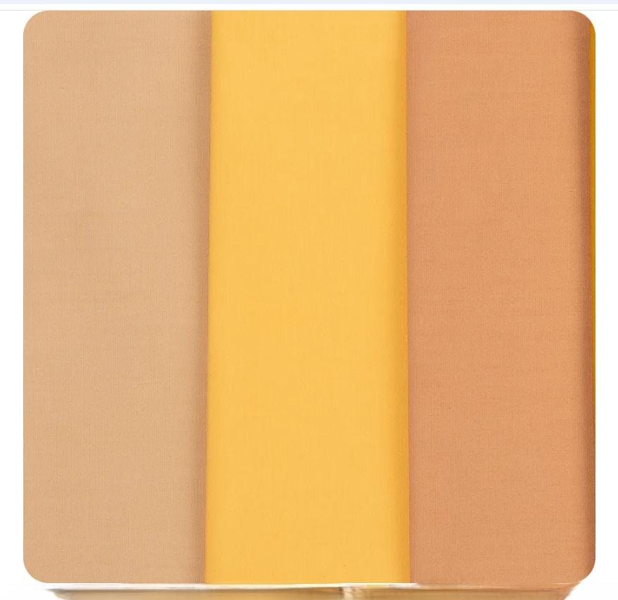 Pure Solids Golden Topaz Fat Quarter Bundle 12/pkg. - Art Gallery Fabrics