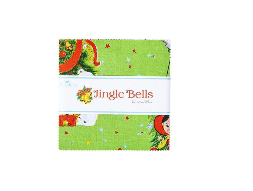 Jingle Bells Charm Pack - Lindsay Wilkes - Riley Blake Designs