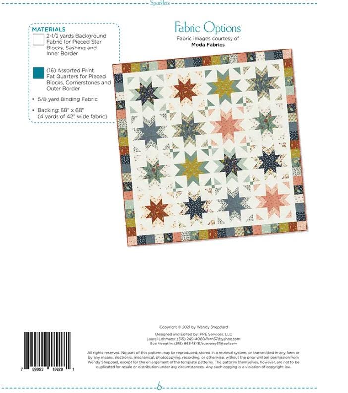 Sparklers Quilt Pattern - Wendy Shepherd