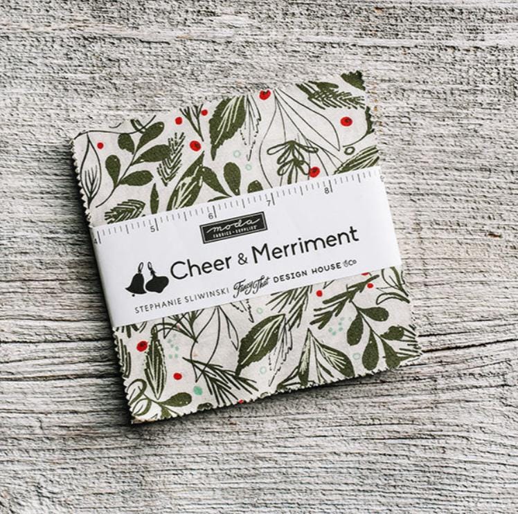 Cheer & Merriment Charm Pack - Stephanie Sliwinski - Fancy That Design House - Moda