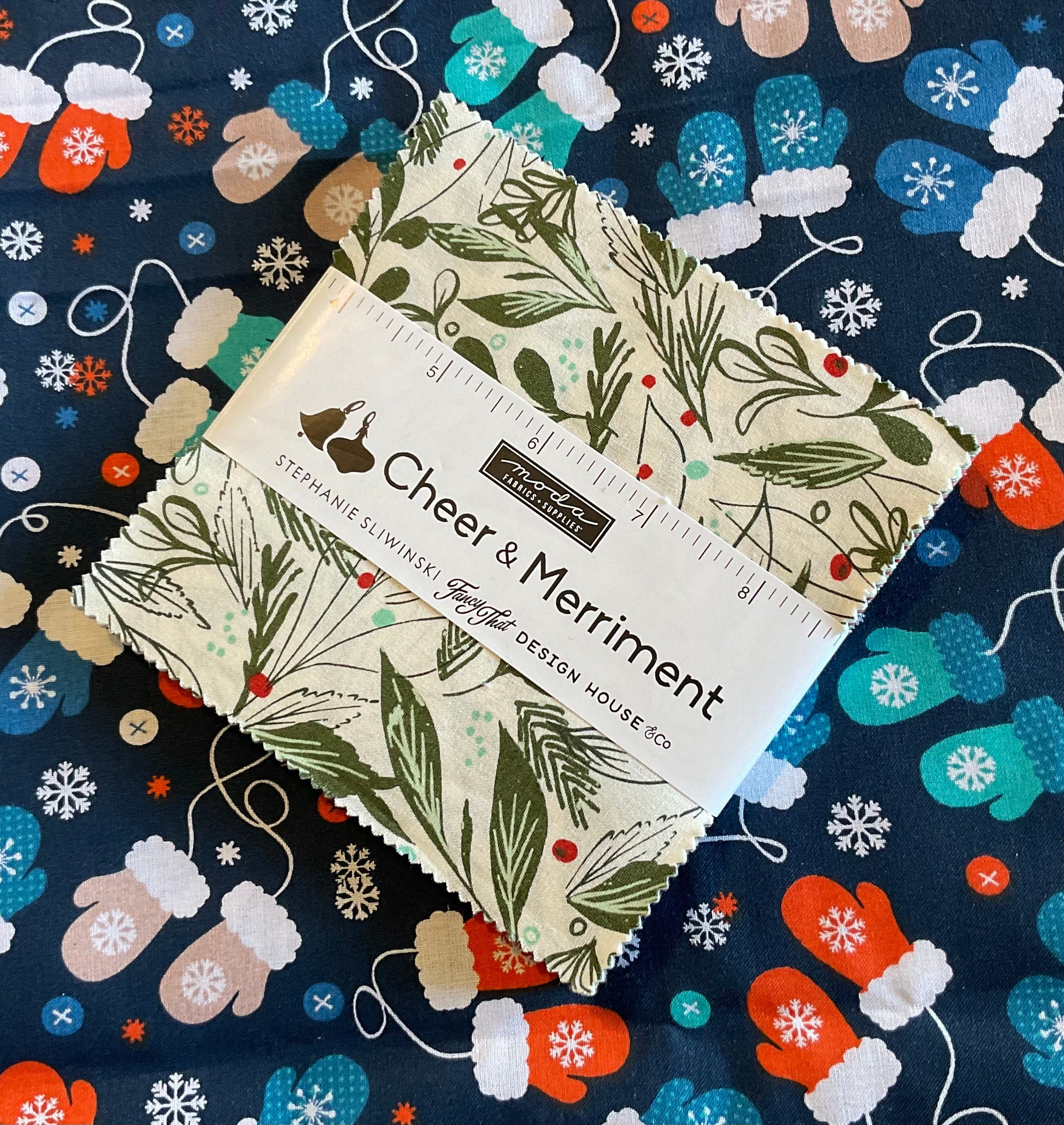 Cheer & Merriment Charm Pack - Stephanie Sliwinski - Fancy That Design House - Moda