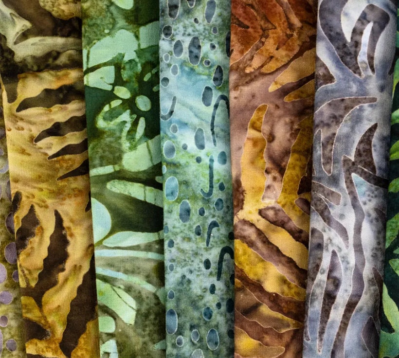 Marshland Artisan Batiks Charm Pack - Lunn Studios - Robert Kaufman Fabrics