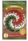 Bargello Quilt As You Go Christmas Tree Skirt Pattern - Shabby Fabrics