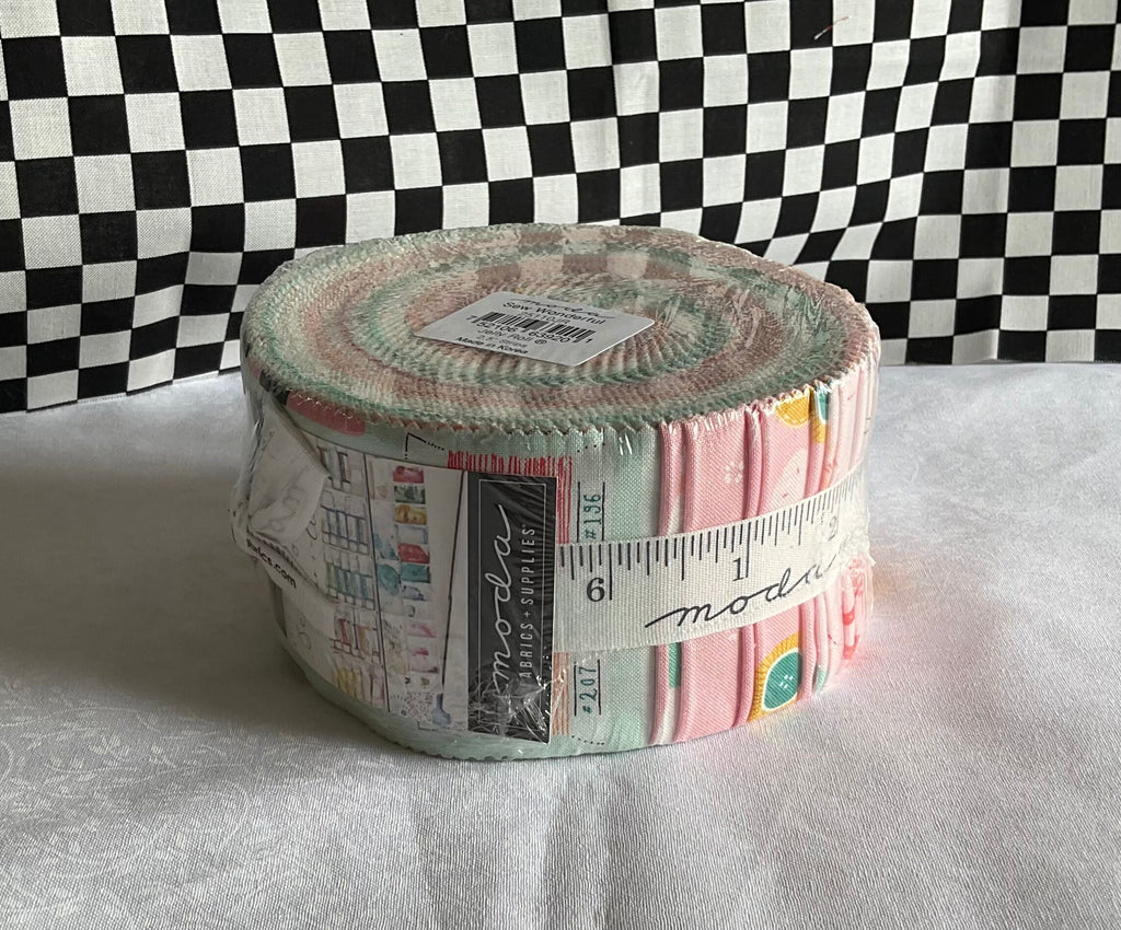 Sew Wonderful Jelly Roll: 40 Moda Fabric Strips, Quilting Cotton