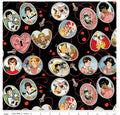 All My Heart Key to My Heart Black Fabric - J. Wecker Frisch - Riley Blake Designs