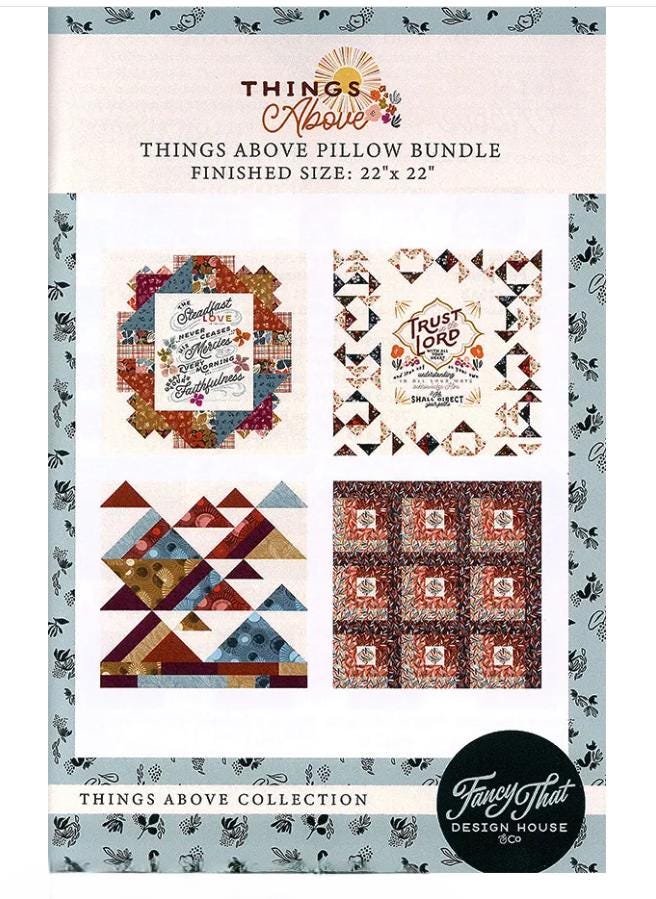 Things Above Pillow Bundle Quilt Pattern - Fancy That Design House