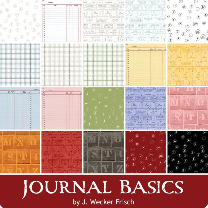 Journal Basics Layer Cake - J. Wecker Frisch - Riley Blake Designs