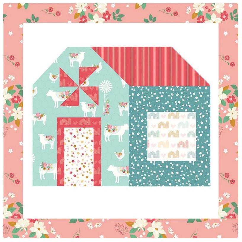 Homestead Runner and Pillow Pattern - Flamingo Toes