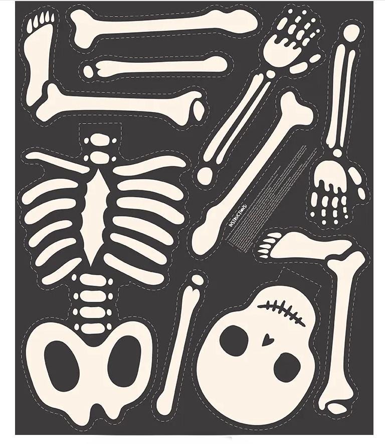 Hey Pumpkin - Mr. Bones Jr. Panel - My Mind's Eye - Riley Blake Designs