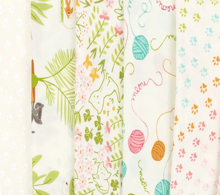 Here Kitty Kitty Charm Pack - Stacy Iest Hsu - Moda Fabrics