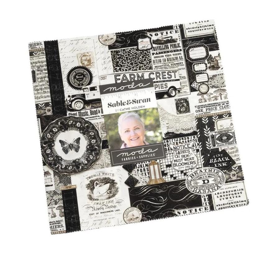 Sable and Swan Layer Cake - Cathe Holden - Moda Fabrics