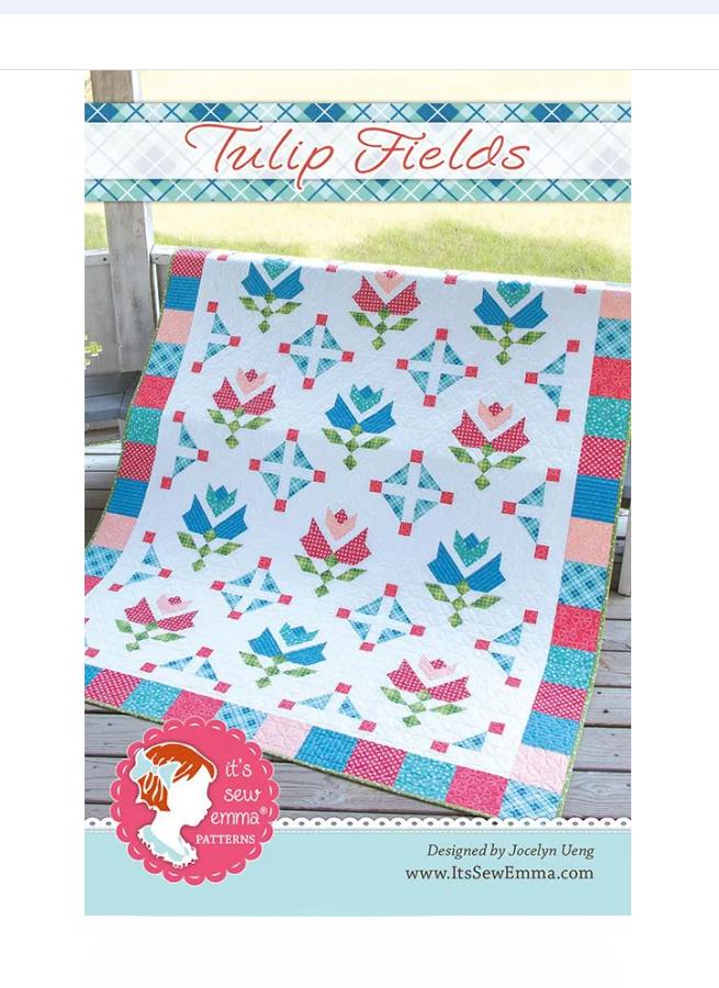 Tulip Fields Quilt Pattern  - Jocelyn Uneg - It's Sew Emma