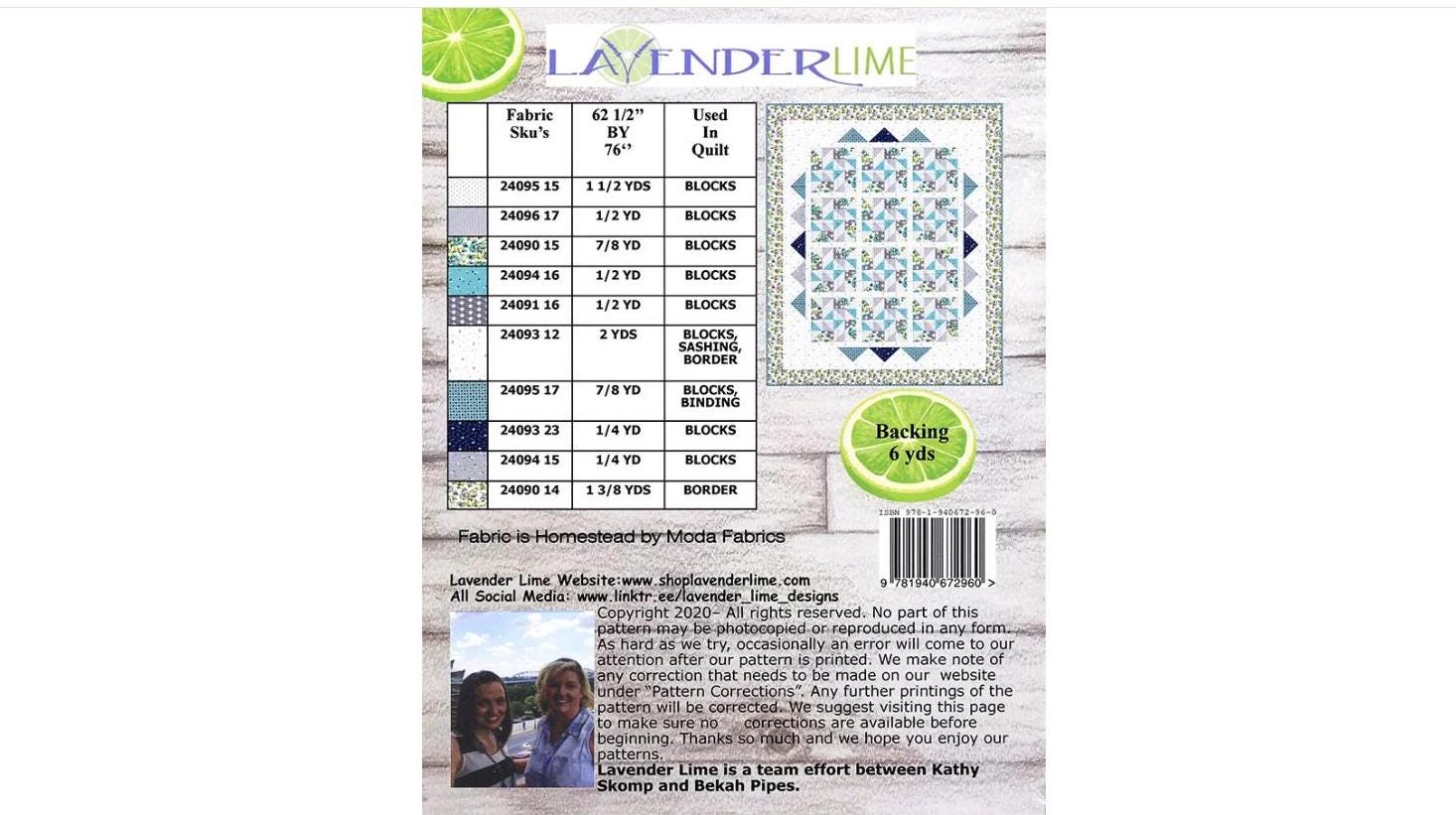 Fresh Air Quilt Pattern - Lavender Lime Designs