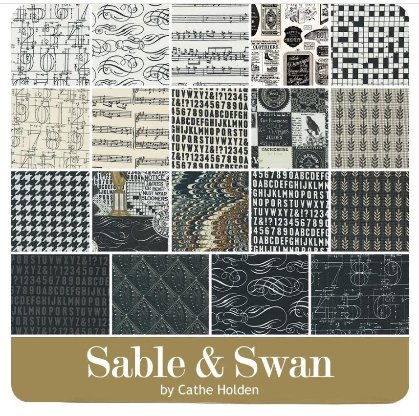 Sable & Swan Charm Pack – Cathe Holden - Moda Fabrics