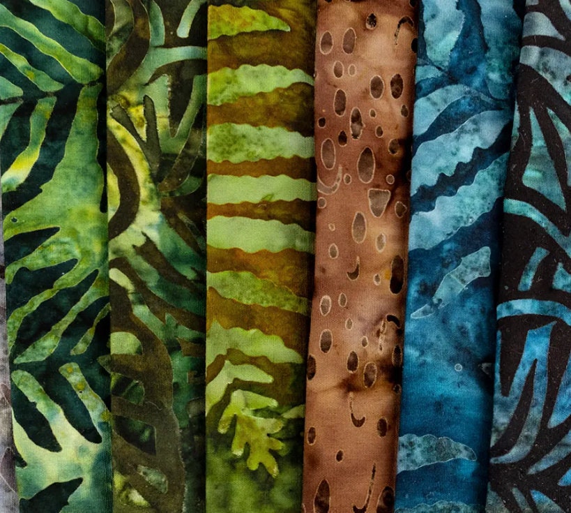 Marshland Artisan Batiks Charm Pack - Lunn Studios - Robert Kaufman Fabrics
