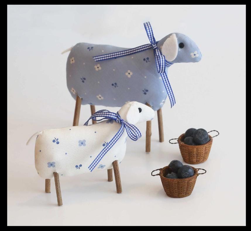 Shortcake and Baby Sewing Pattern  - Bunny Hill Designs