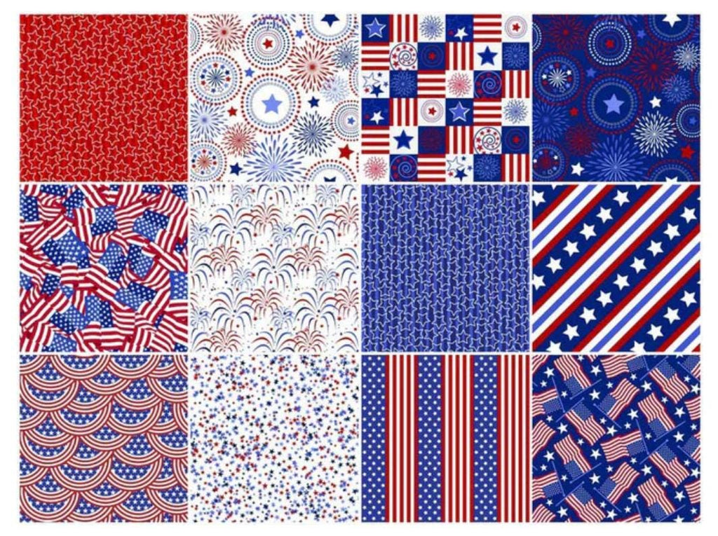 Stars and Stripes Charm Pack - Studio E