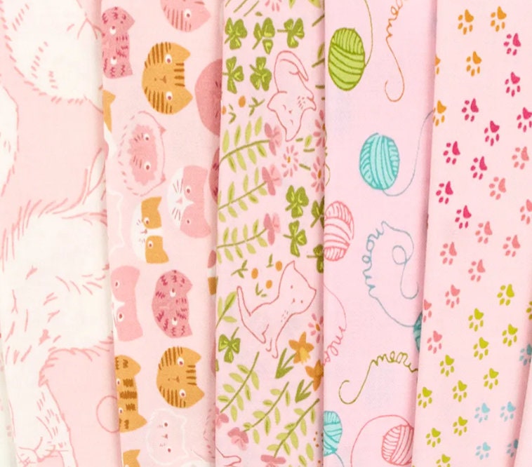Here Kitty Kitty Charm Pack - Stacy Iest Hsu - Moda Fabrics
