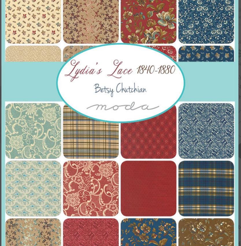 Lydia's Lace Layer Cake - Betsy Chutchian - Moda Fabrics