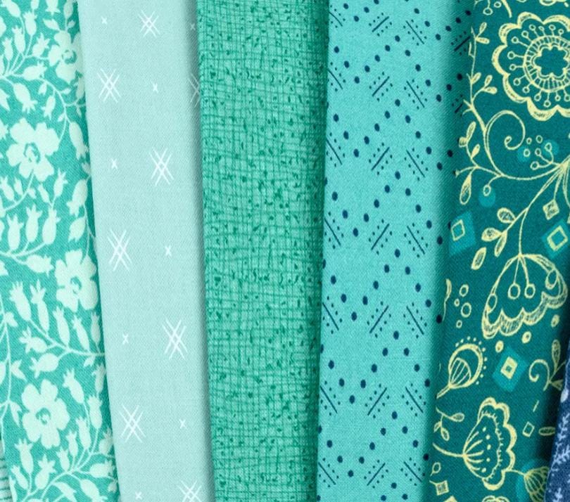 Ocean Moda Mix Fat Quarter Bundle 14/pkg. - Moda Fabrics