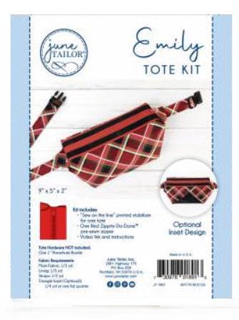 Emily Tote Kit - Zippity Do Done Red - June Taylor