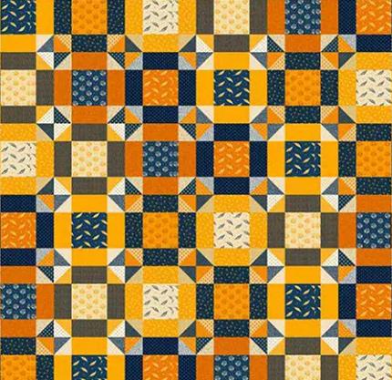 Round and About Pattern - Janet Houts Quilt Design