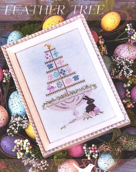Easter Feather Tree Cross Stitch Pattern - Little Robin Designs