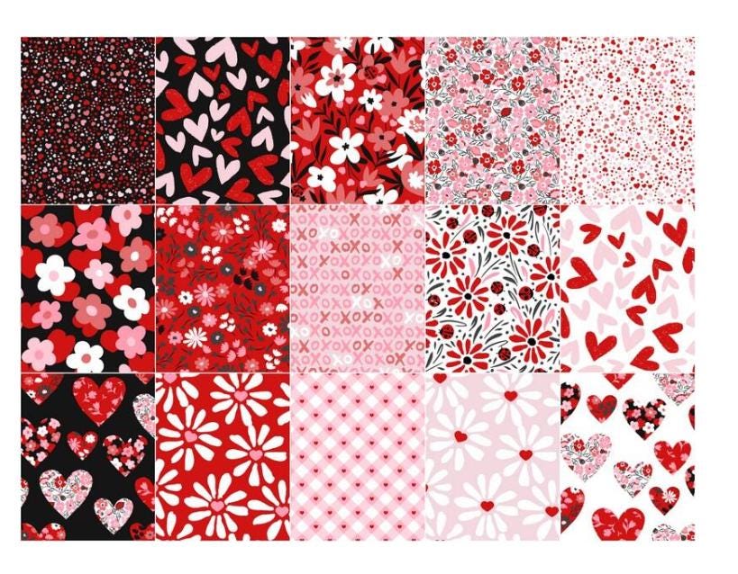 Garden of Love Layer Cake - Studio E - Fabric Editions