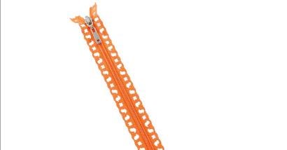 Missouri Star Fancy Zipper: 14" Chuck the Duck Orange