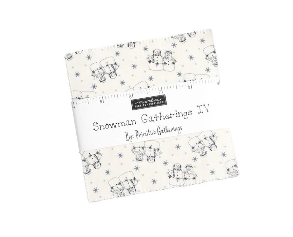 Snowman Gatherings IV Charm Pack -  Primitive Gatherings - Moda Fabrics