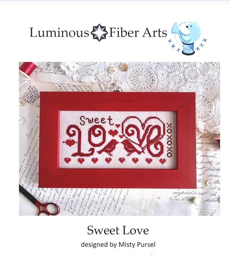 Sweet Love Cross Stitch Pattern - Luminous Fiber Arts
