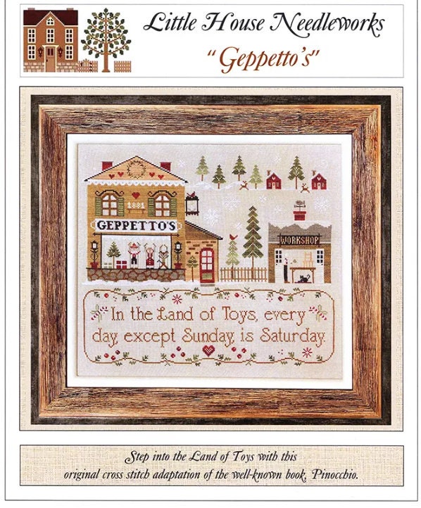 Geppetto's Cross Stitch Pattern - Little House Needleworks