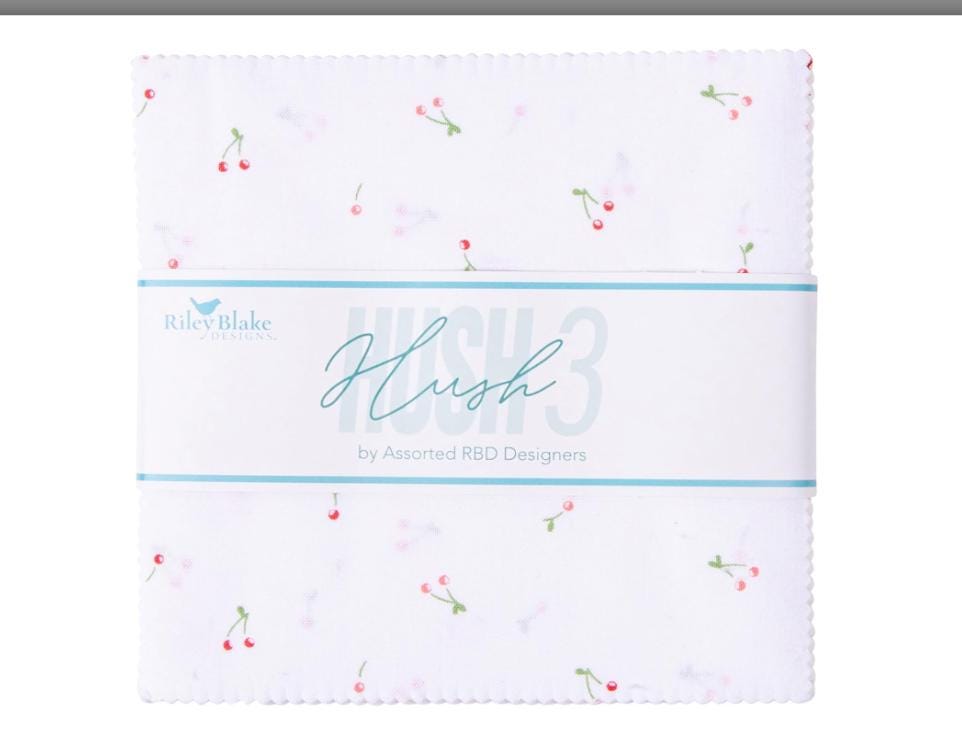 Hush Hush 3 Charm Pack - Riley Blake Designs