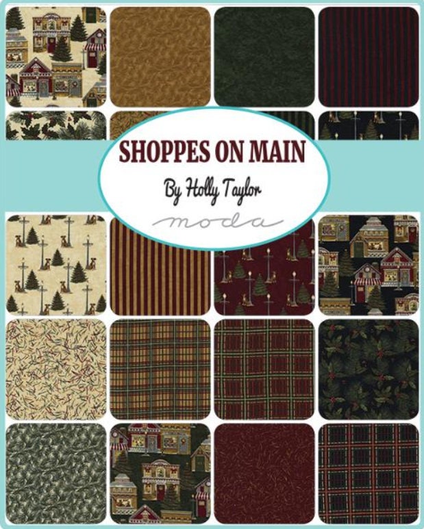 Shoppes On Main Charm Pack - Holly Taylor - Moda Fabrics