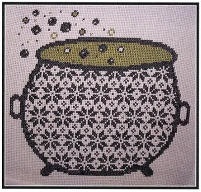 Quaker Cauldron Cross Stitch Pattern - The Stitcherhood