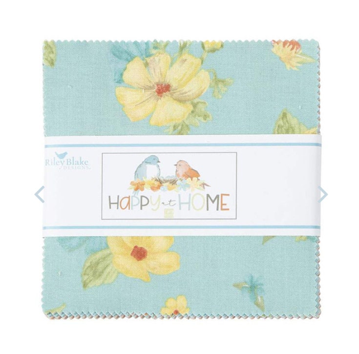 Happy at Home Charm Pack - Tara Reed - Riley Blake Designs