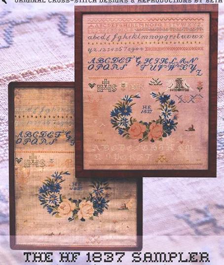 The HF 1837 Sampler Cross Stitch Pattern - Heartstring Samplery