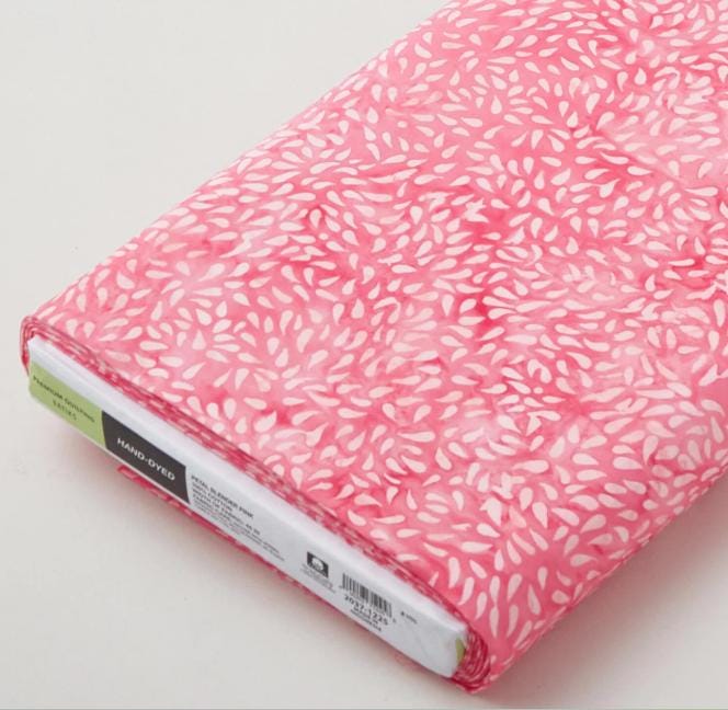 Petal Pink Batiks Blender Yardage - Island Batiks