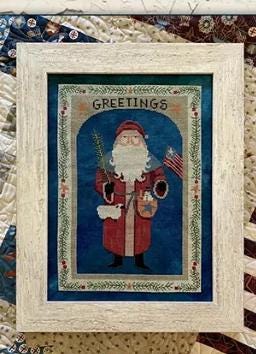 Greetings from St. Nick Cross Stitch Pattern - Teresa Kogut
