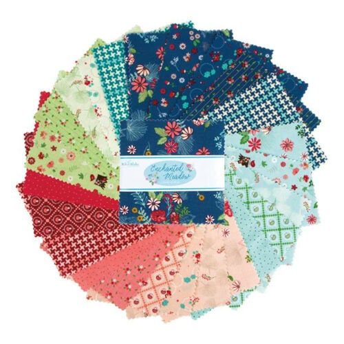 Enchanted Meadow Charm Pack  - Beverly McCullough - Riley Blake Designs