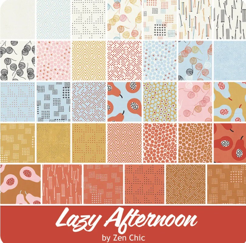 Lazy Afternoon Layer Cake - Zen Chic - Moda Fabrics