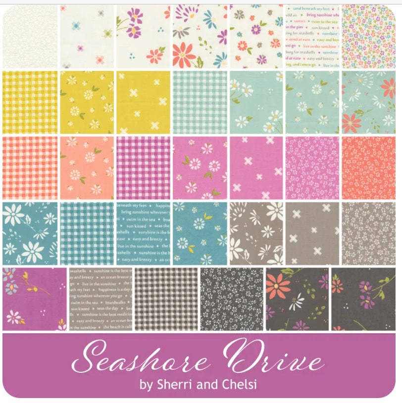 Seashore Drive Charm Pack - Sherri & Chelsi - Moda Fabrics