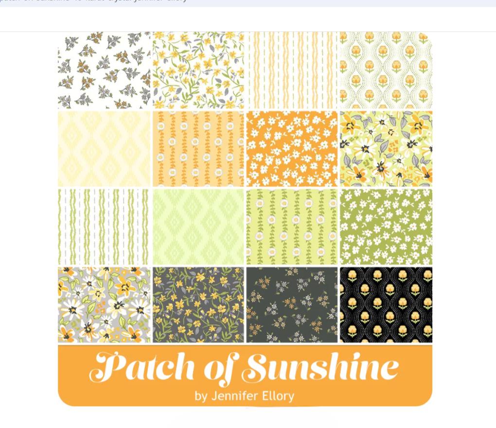 Patch of Sunshine Jelly Roll - Jennifer Ellory - Wilmington Prints