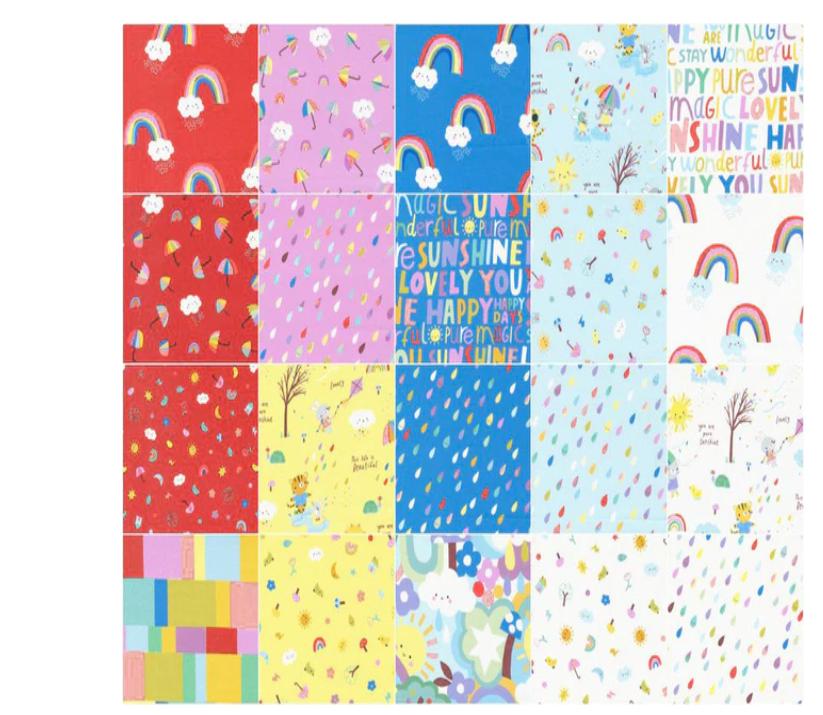 Whatever the Weather Charm Pack - Paper + Cloth - Moda Fabrics