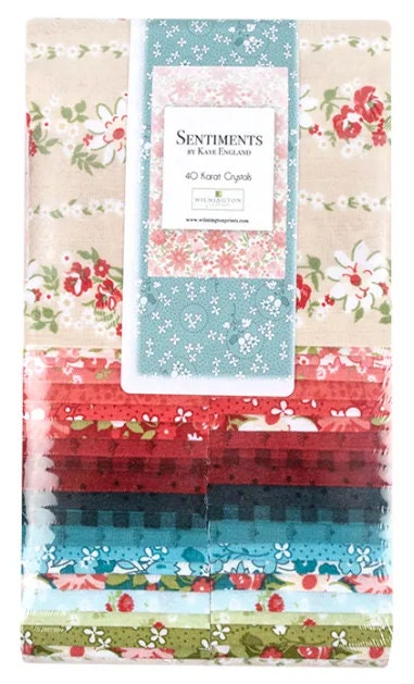 Sentiments Jelly Roll - Kaye England - Wilmington Prints