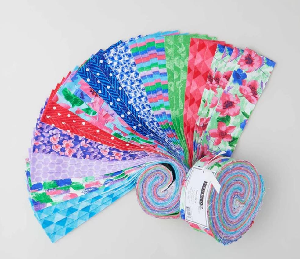 Bremen Jelly Roll - 40 Precut Strips - Fabric Editions