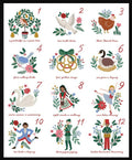 A Pear-fect Christmas Panel – Twelve Days of Christmas – Cayla Naylor for Riley Blake