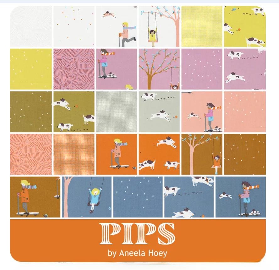 Pips Charm Pack - Aneela Hoey - Moda Fabrics